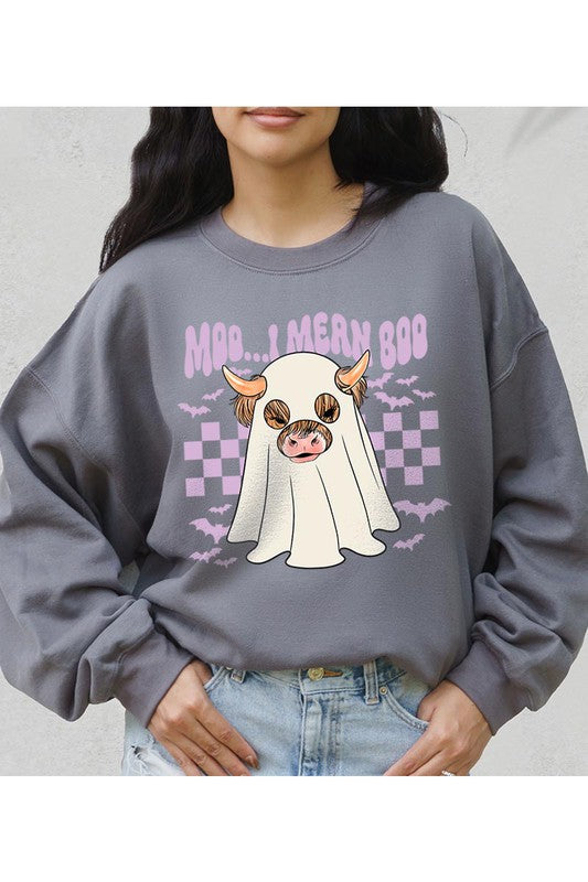 Moo...I Mean Boo Crewneck