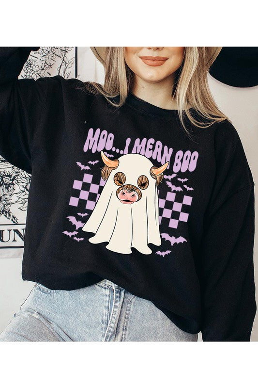 Moo...I Mean Boo Crewneck