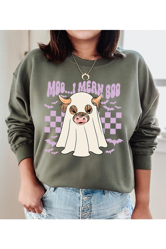 Moo...I Mean Boo Crewneck