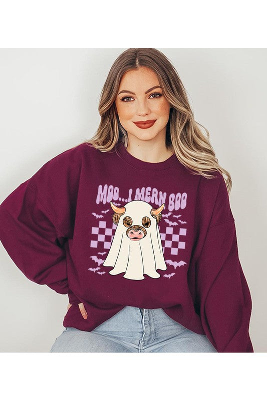 Moo...I Mean Boo Crewneck