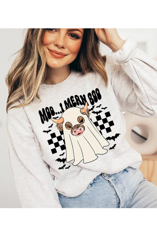 Moo...I Mean Boo Crewneck