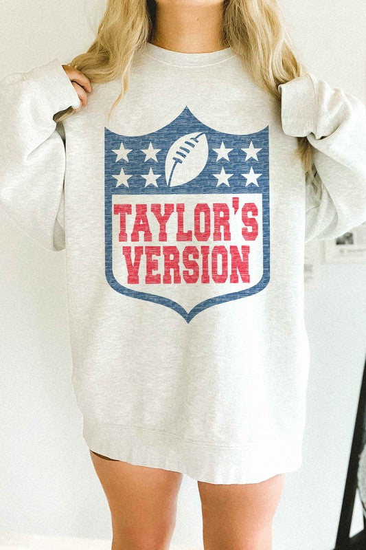 Taylor's Version Oversized Graphic Crewneck Sweatshirt