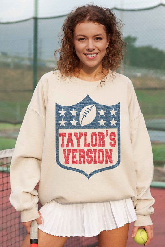 Taylor's Version Oversized Graphic Crewneck Sweatshirt