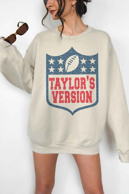 Taylor's Version Oversized Graphic Crewneck Sweatshirt