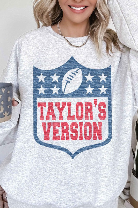 Taylor's Version Oversized Graphic Crewneck Sweatshirt