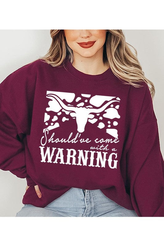 Western Cow Animal Graphic Fleece Sweatshirts