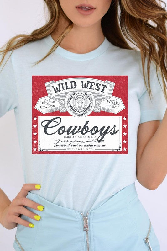 Wild West Cowboys Graphic T Shirts