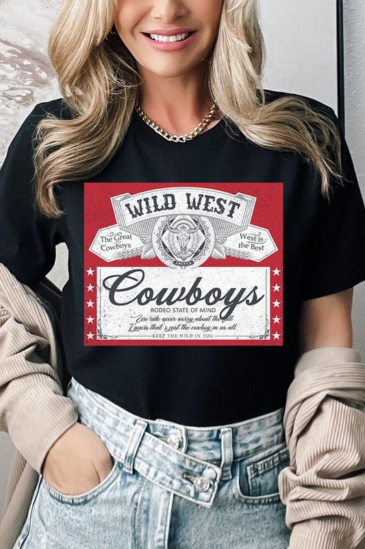 Wild West Cowboys Graphic T Shirts