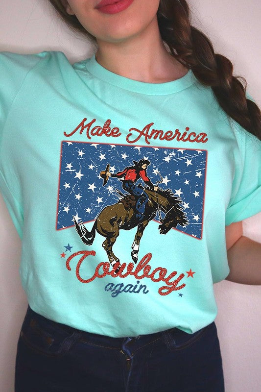 Make America Cowboy Again Graphic T Shirts