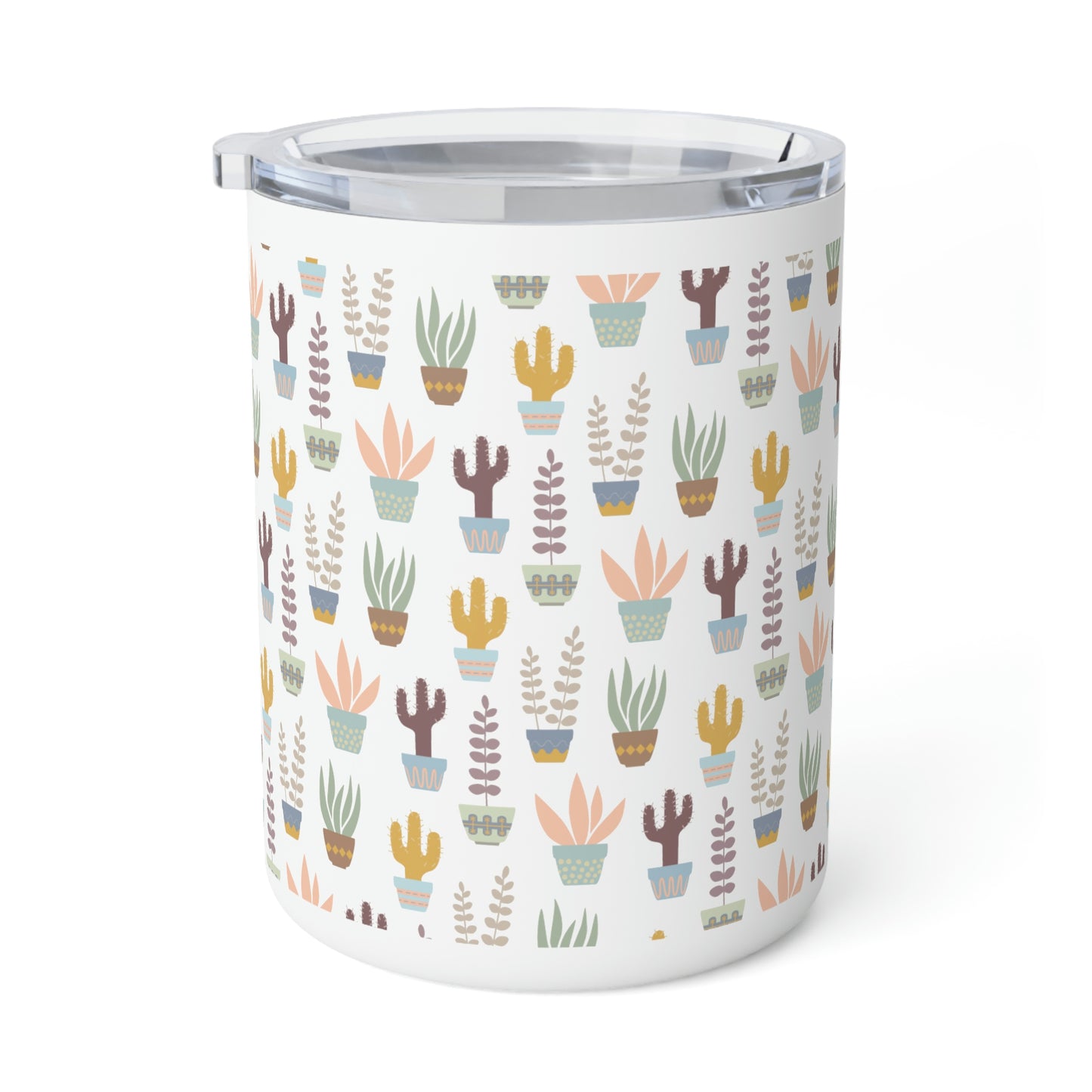 Cactus Print Insulated Coffee Mug, 10oz