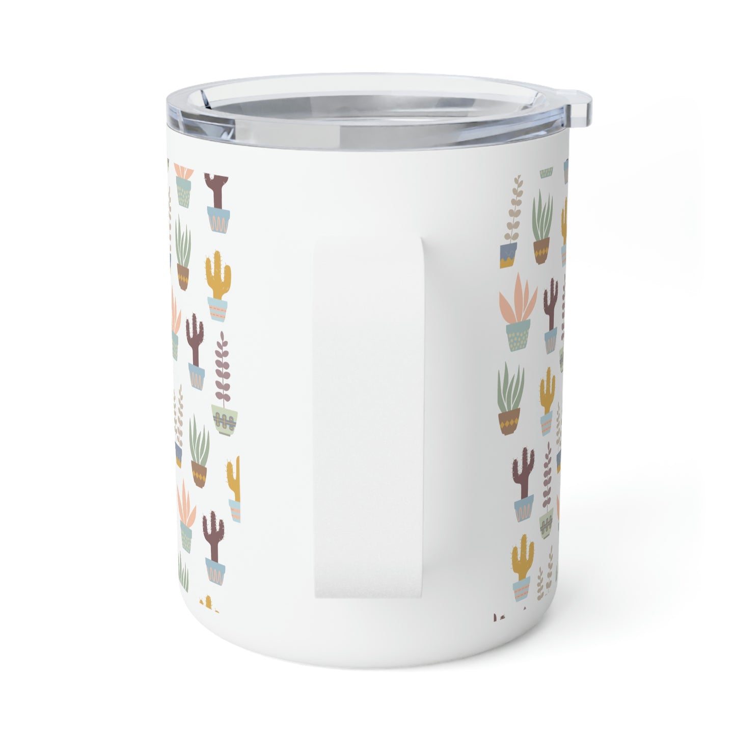 Cactus Print Insulated Coffee Mug, 10oz